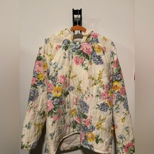 Quilted sweatshirt hoodie!